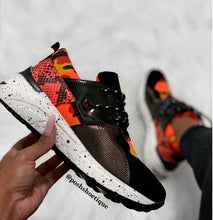 Load image into Gallery viewer, Camo | Orange sneaker